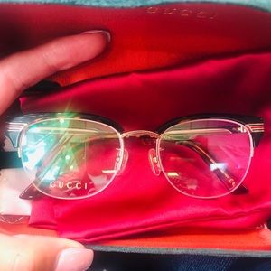 gucci glasses with rhinestones